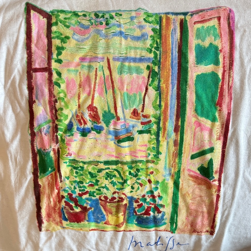 T.J.Maxx White Cotton T-Shirt M - Picture 3 of 3